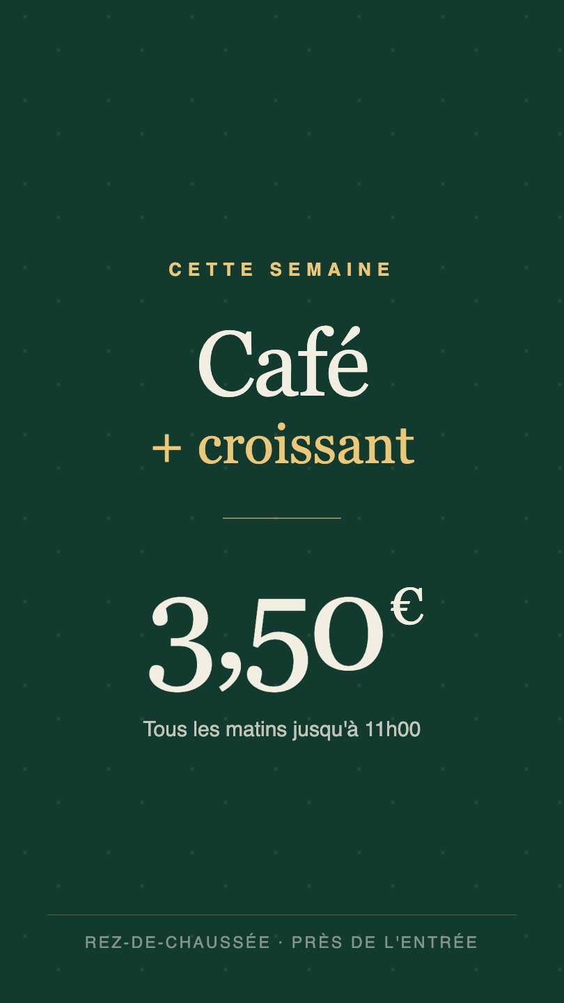 Totem vertical diffusant une campagne publicitaire